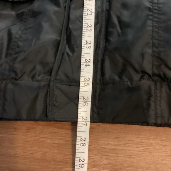 Joe's Jeans Black Puffer Vest, Sleeveless Jacket Plaid Lined Snap Button Utility - Picture 6 of 10